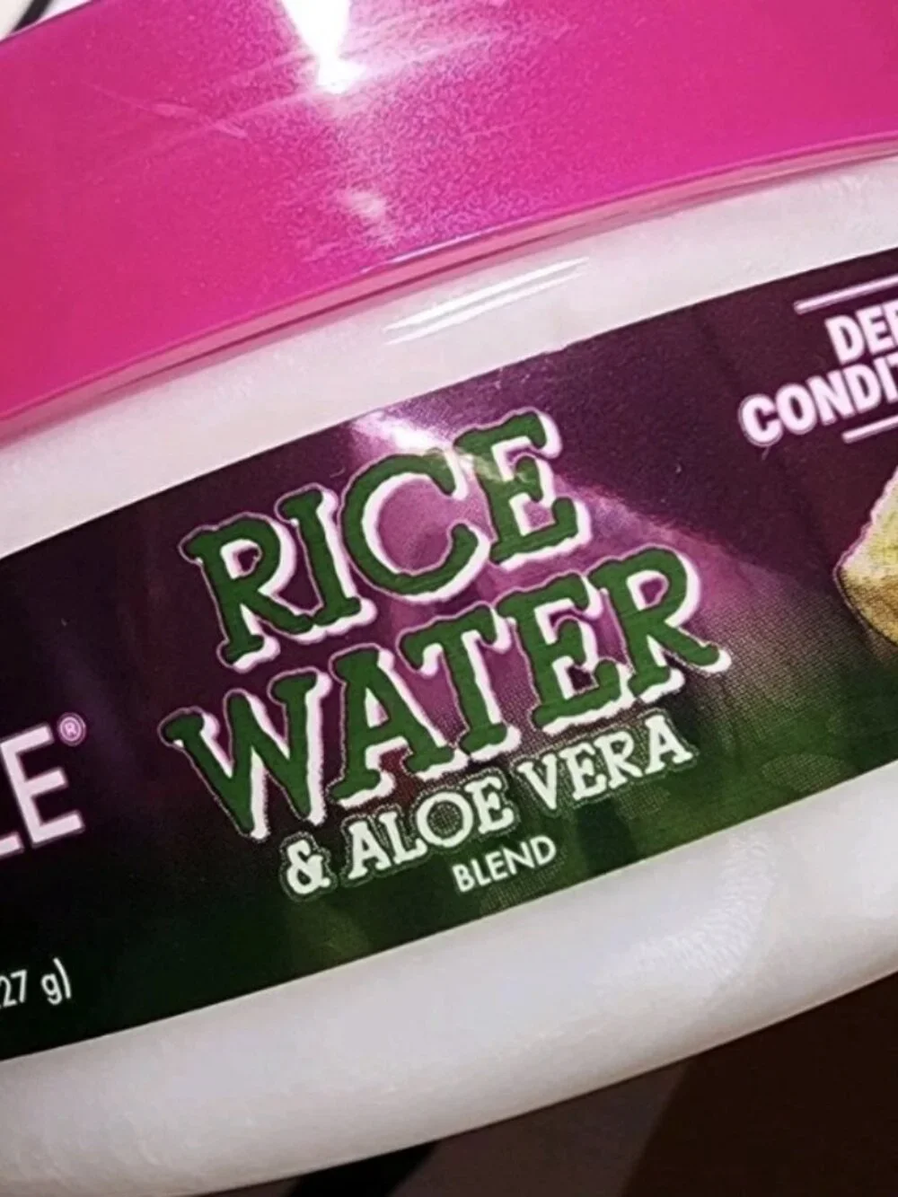 MIELLE RICE WATER & Leave hair noticeable shiny and ALOE VERA DEEP CONDITIONER